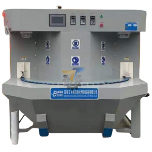 Máy phun cát tự động mâm xoay