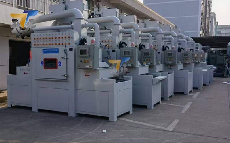 máy bắn cát làm sạch bề mặt kim loại