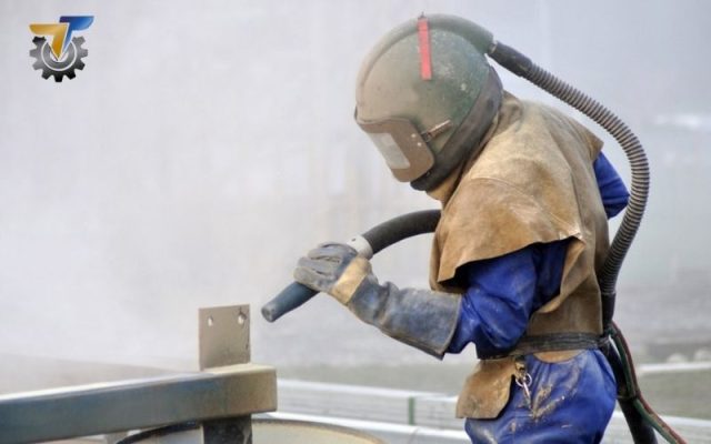 có mấy loại máy phun cát