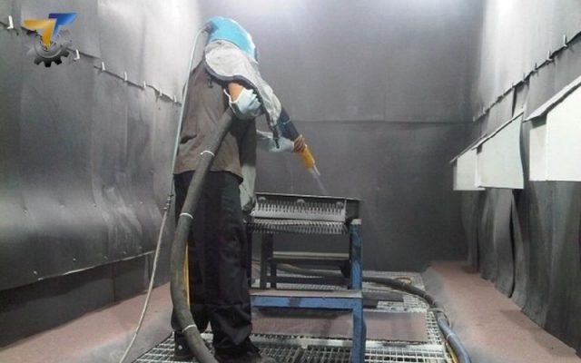 có mấy loại máy phun cát