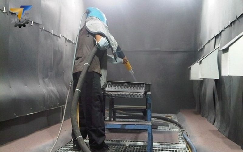 có mấy loại máy phun cát